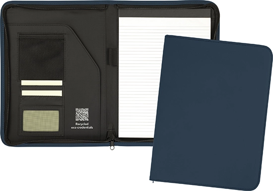 Sundridge Eco Recycled A4 Zipfolio